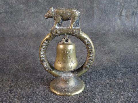 Panama Pacific Exposition 1915 - El Camino Real - Brass Bell A2841