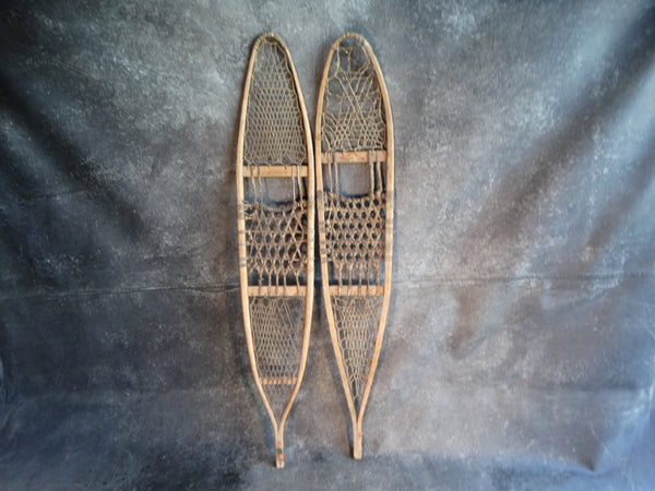 Pair of Vintage Snocraft Snow Shoes 1930s-40s A2854