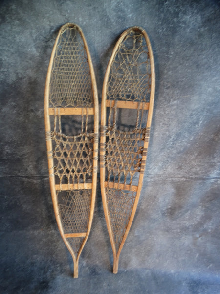 Pair of Vintage Snocraft Snow Shoes 1930s-40s A2854