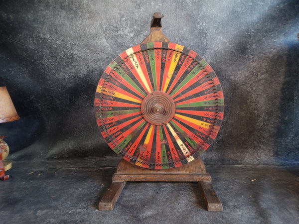 Table Top Game/Carnival Wheel c 1910-1920 A2855