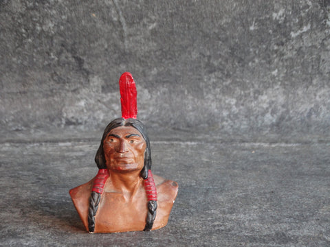 National Shawmut Bank Indian Advertising Bust 1947 A2857