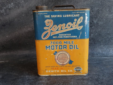Zenoil Motor Oil Can A2866
