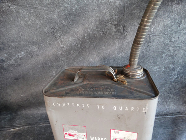 Wards All-Season Motor Oil Can 1956 A2868