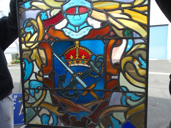 Heraldic Stained Glass Window A2903