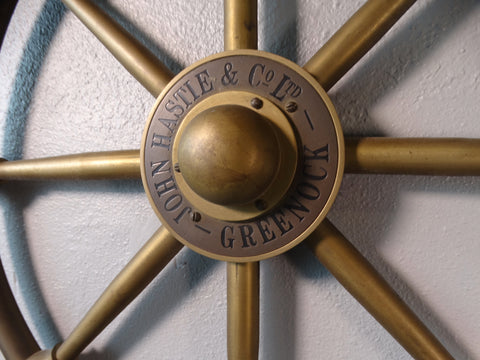 John Hastie & Co. Ltd. - Ship's Steering Wheel A2969