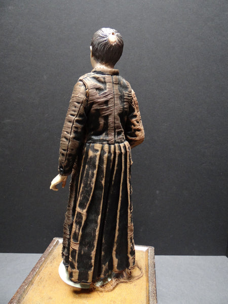 Spanish Revival-Italian Continental Male Priest or Noble Man Figure 19th century