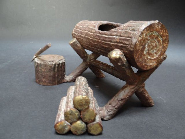 Arts & Crafts Miniature Log Desk