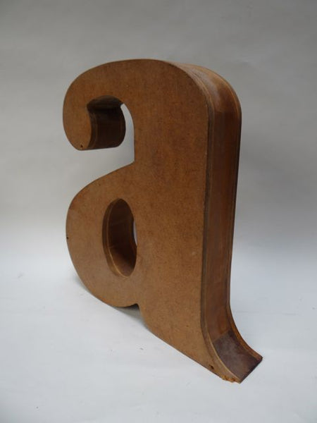 Sand Casting Mold for a Lower Case Letter A