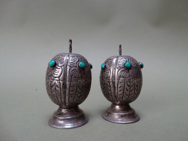 Mexican Silver Salt & Pepper Shakers