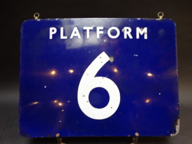 Platform 6 Sign