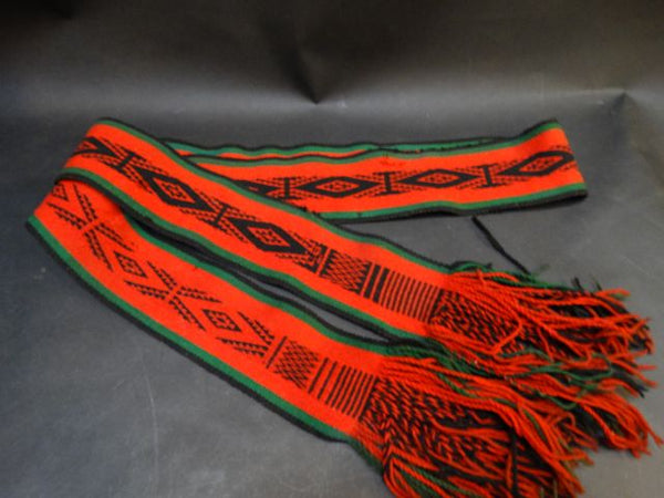 Santo Domingo Indian Hand Loom Woven Male Dance Sash
