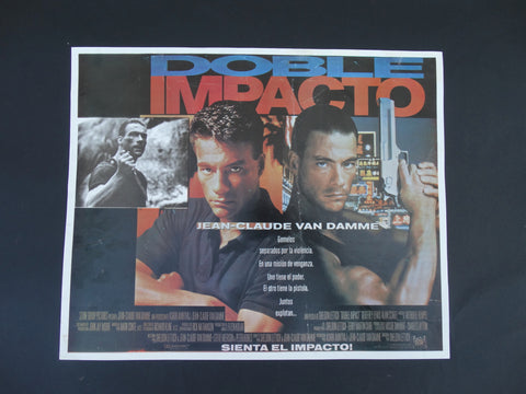 Double Impact (Doble Impacto) Lobby Card