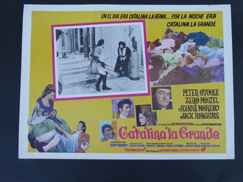 GREAT CATHERINE (Catalina La Grande) Lobby Card 1968