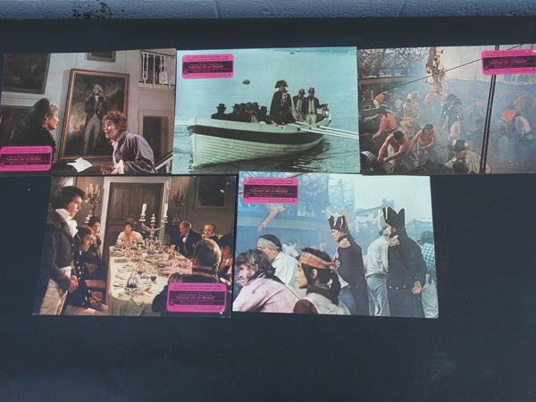 BEQUEST TO THE NATION or THE NELSON AFFAIR 1973 (Legado de un heroe) set of 10 Lobby Cards