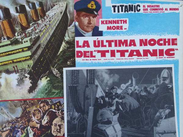 A NIGHT TO REMEMBER (La Ultima Noche del "Titanic") Lobby Card 1958