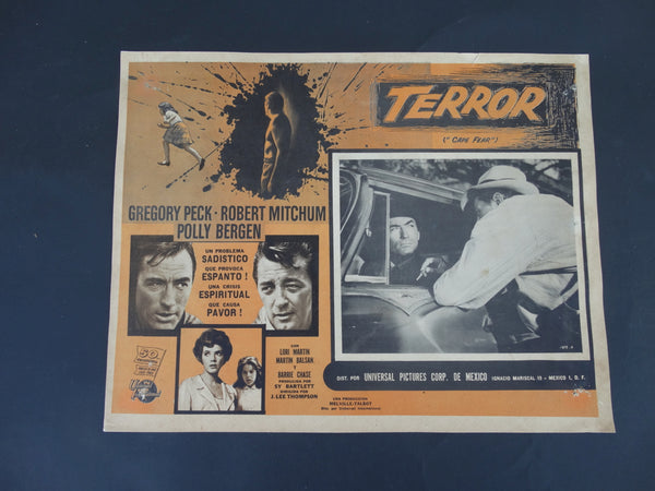 CAPE FEAR (Terror) Lobby Card 1962