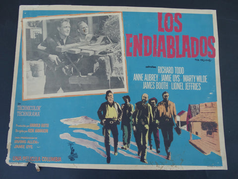 THE HELLIONS (Los Endiablados) Lobby Card 1961