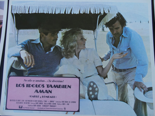GABLE AND LOMBARD (Los Idoles Tambien Aman) set of 8 Lobby Cards 1976