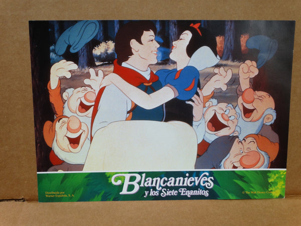 Snow White and the 7 Dwarves Mexican Lobby Cards set of 5
