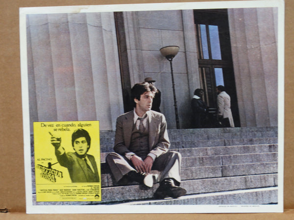 AND JUSTICE FOR ALL (Justicia para todos) Lobby Card 1979