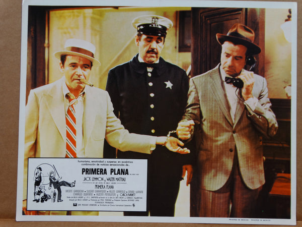 The Front Page (Primera Plana) Spanish Language Lobby Cards, set of 4.