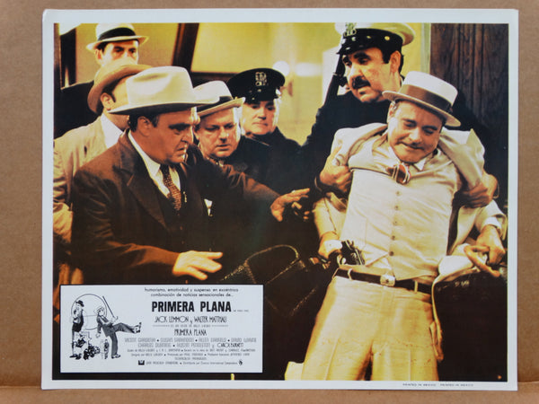 The Front Page (Primera Plana) Spanish Language Lobby Cards, set of 4.