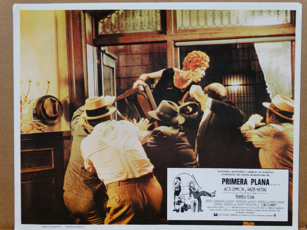 The Front Page (Primera Plana) Spanish Language Lobby Cards, set of 4.