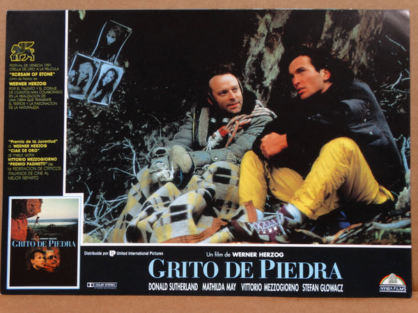 Scream of Stone (Grito de Piedra) 1991 Lobby Cards, set of 4.