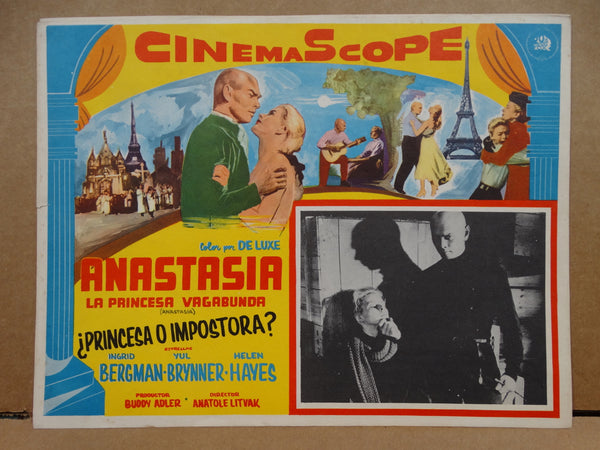 ANASTASIA (Anastasia La Princesa Vagabunda) 4 Lobby Cards 1956
