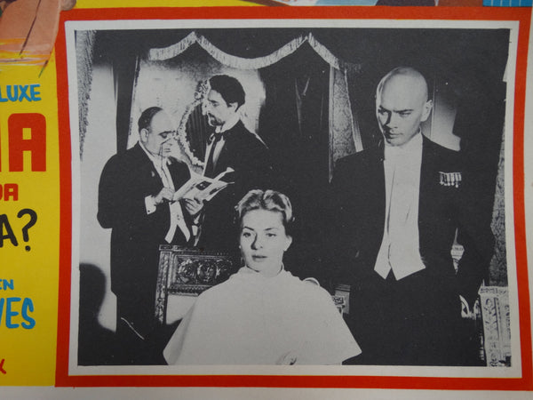 ANASTASIA (Anastasia La Princesa Vagabunda) 4 Lobby Cards 1956