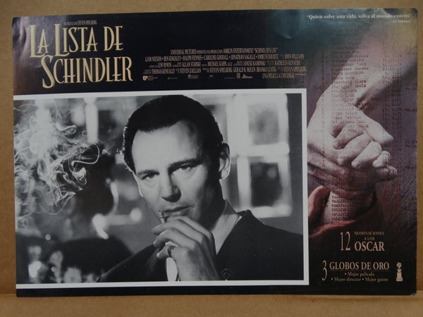 SCHINDLER'S LIST (La Lista De Schindler) 4 Lobby Cards 1993