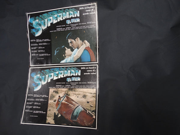 SUPERMAN (Superman El Film)  2 Lobby Cards 1978