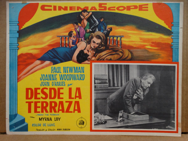 FROM THE TERRACE (Desde la Terraza) Lobby Card 1960