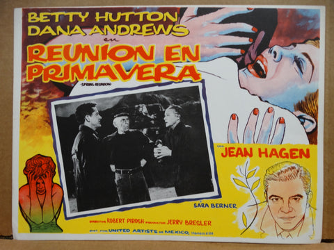 SPRING REUNION (Reunion en Primavera) Lobby Card 1957