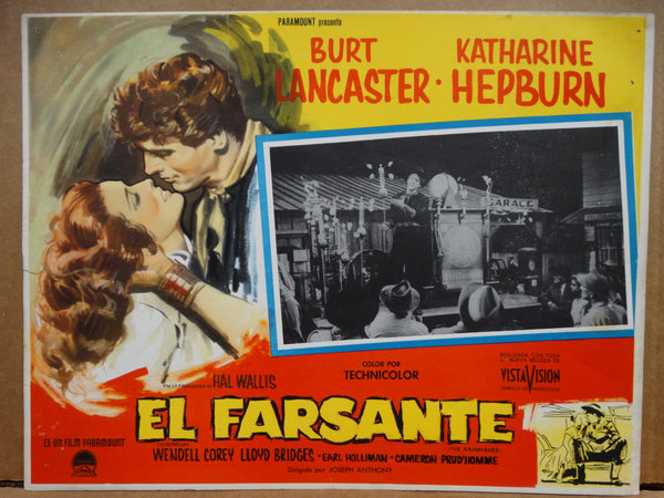 THE RAINMAKER (El Farsante) Lobby Card 1956