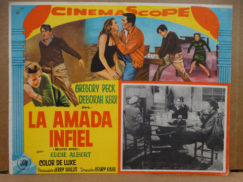 BELOVED INFIDEL (La Amada Infiel) Lobby Card 1959