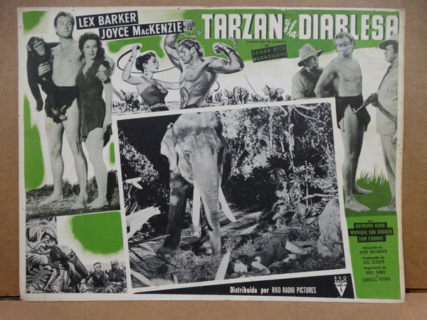 TARZAN & THE SHE-DEVIL (Tarzan y La Diablesa) Lobby Card 1953