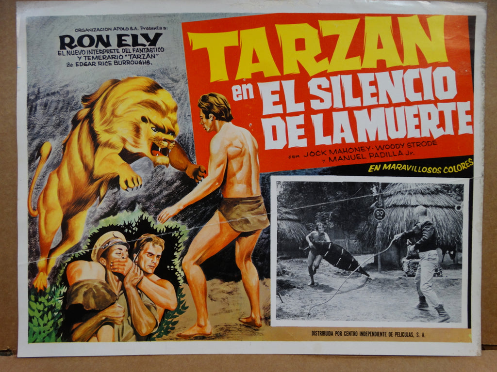 TARZAN'S DEADLY SILENCE (Tarzan en La Silencia de la Muerte) Lobby Card 1970