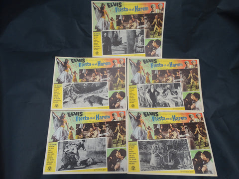 Harum Scarum 1965 (Fiesta en el Harem) Lobby Cards, set of 5