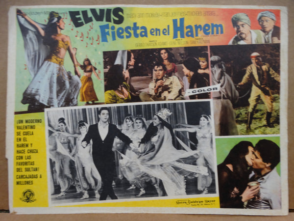 Harum Scarum 1965 (Fiesta en el Harem) Lobby Cards, set of 5