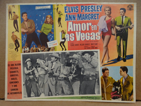 Viva Las Vegas (Amor en Las Vegas) Lobby Cards, Set of 3
