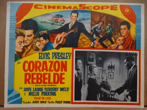 Wild in the Country (Corazon Rebelde) Lobby Card