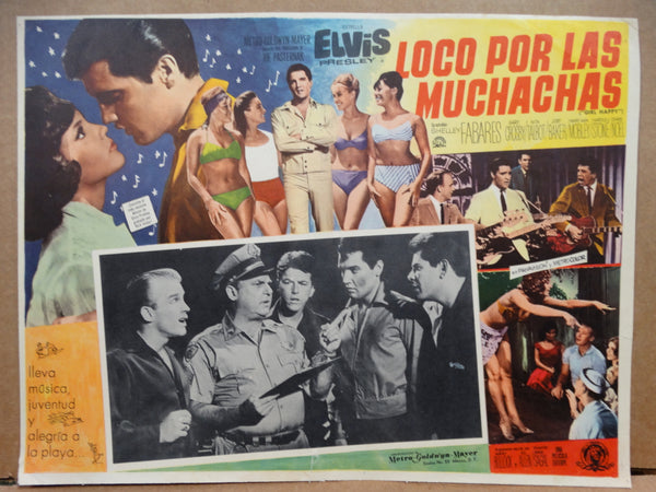 Girl Happy 1965 (Loco por las Muchachas) Lobby Card