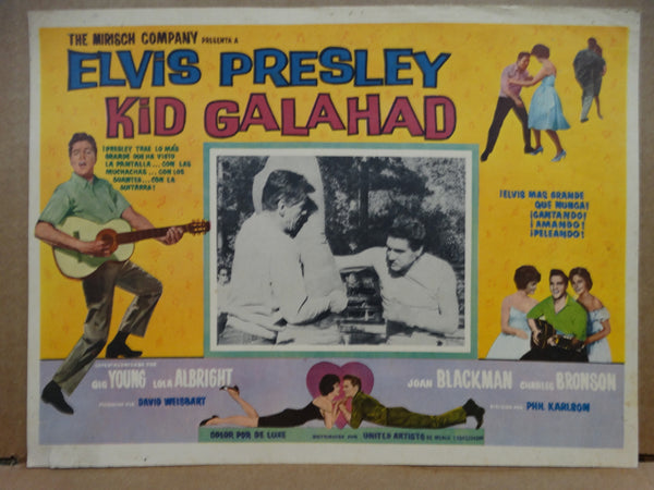 Kid Galahad 1962 (Kid Galahad) Lobby Cards, Set of 6