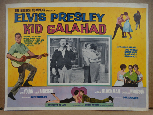 Kid Galahad 1962 (Kid Galahad) Lobby Cards, Set of 6