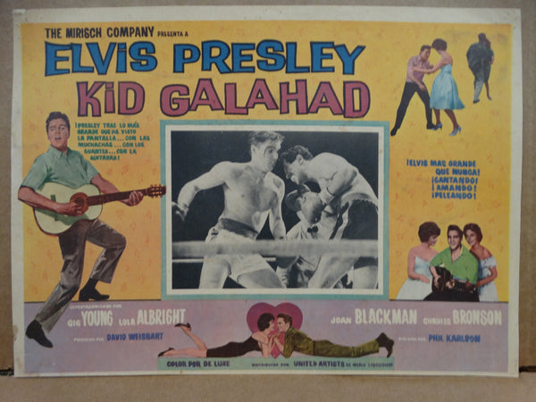 Kid Galahad 1962 (Kid Galahad) Lobby Cards, Set of 6