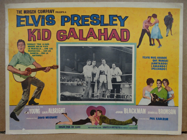 Kid Galahad 1962 (Kid Galahad) Lobby Cards, Set of 6