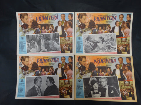 Maytime (Primavera) Lobby Cards, Set of 4