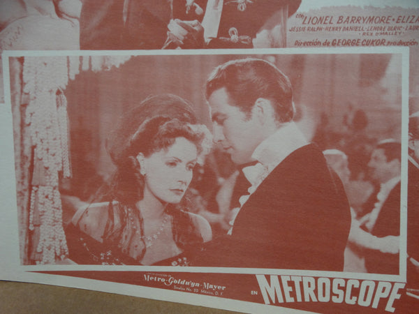 Camille 1936 (La Dama de las Camelias) Lobby Cards, Set of 8