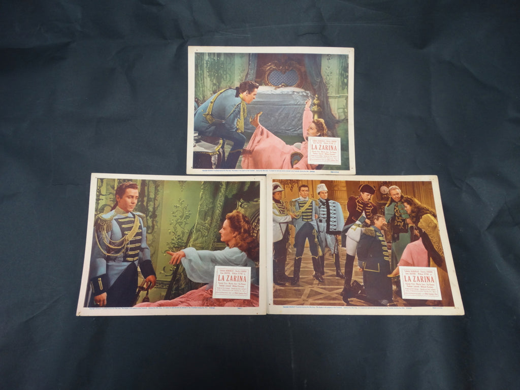 A Royal Scandal 1945 (La Zarina) Lobby Cards, Set of 3